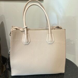 Pink and Cream Beige Purse